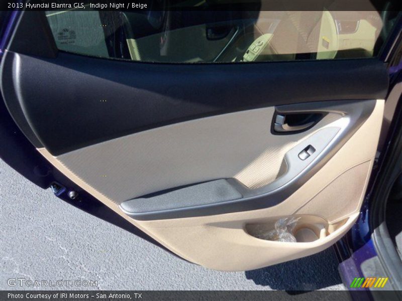 Indigo Night / Beige 2013 Hyundai Elantra GLS