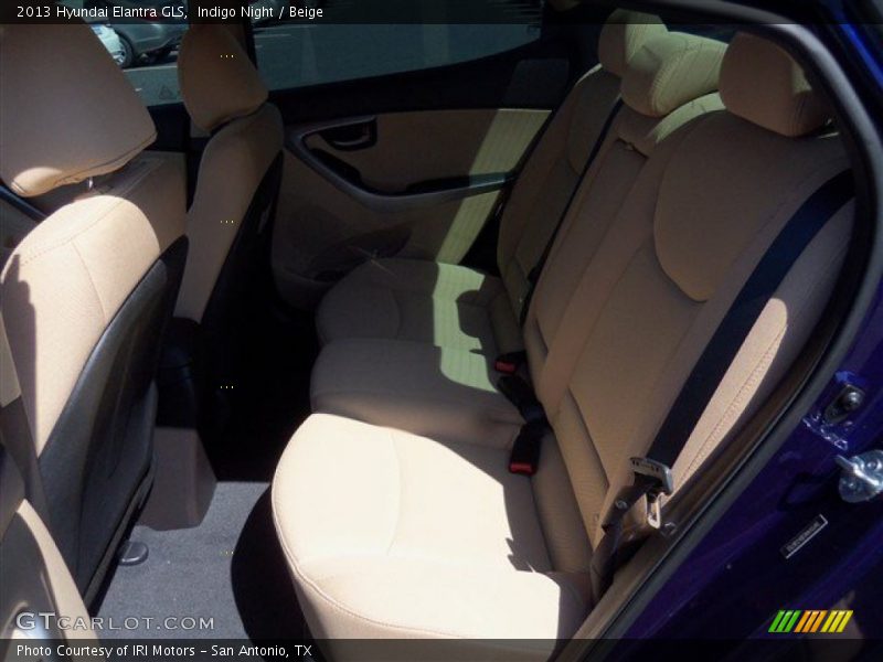 Indigo Night / Beige 2013 Hyundai Elantra GLS