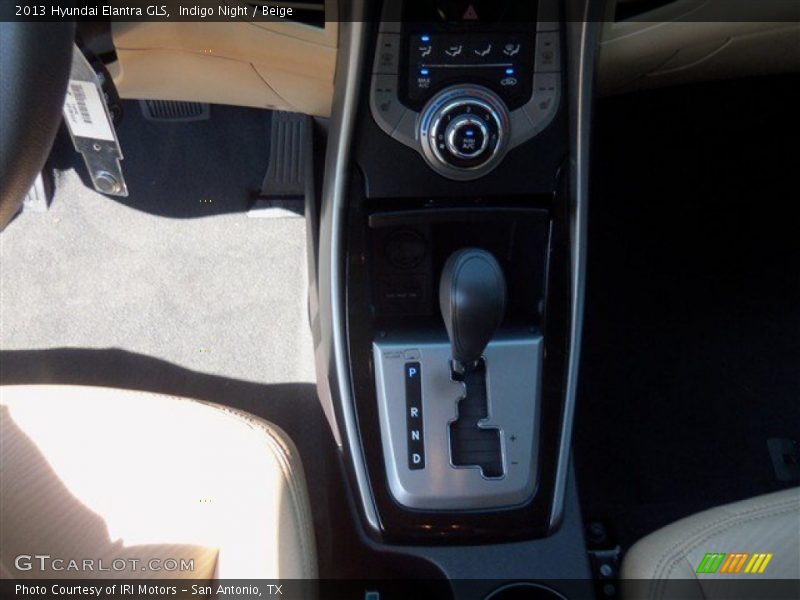 Indigo Night / Beige 2013 Hyundai Elantra GLS