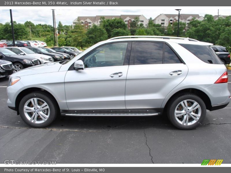 Iridium Silver Metallic / Black 2013 Mercedes-Benz ML 350 4Matic