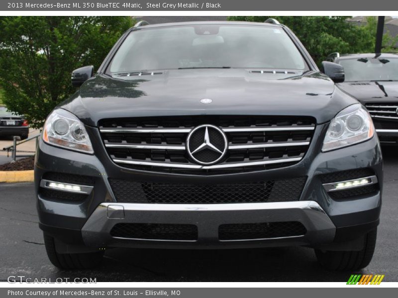 Steel Grey Metallic / Black 2013 Mercedes-Benz ML 350 BlueTEC 4Matic