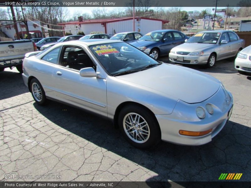 Vogue Silver Metallic / Ebony 1998 Acura Integra GS Coupe