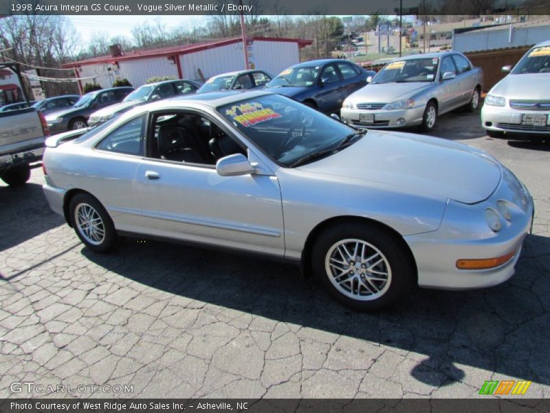 Vogue Silver Metallic / Ebony 1998 Acura Integra GS Coupe