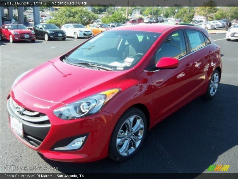 Volcanic Red / Black 2013 Hyundai Elantra GT
