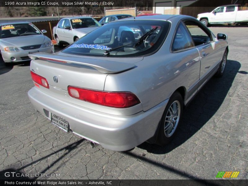 Vogue Silver Metallic / Ebony 1998 Acura Integra GS Coupe