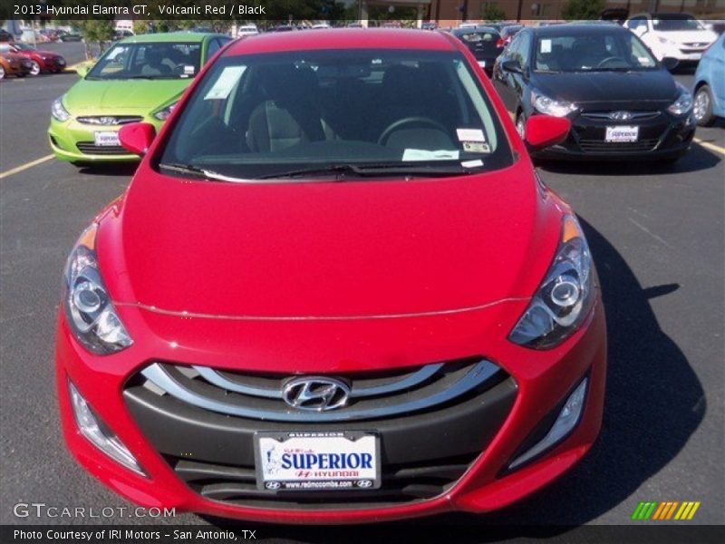 Volcanic Red / Black 2013 Hyundai Elantra GT