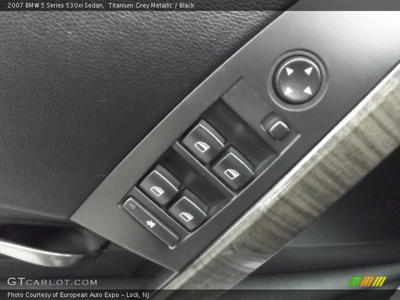 Titanium Grey Metallic / Black 2007 BMW 5 Series 530xi Sedan