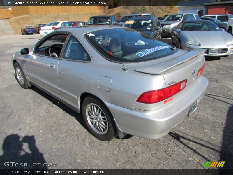 Vogue Silver Metallic / Ebony 1998 Acura Integra GS Coupe
