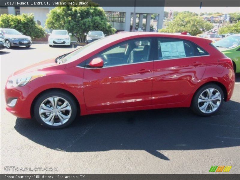 Volcanic Red / Black 2013 Hyundai Elantra GT