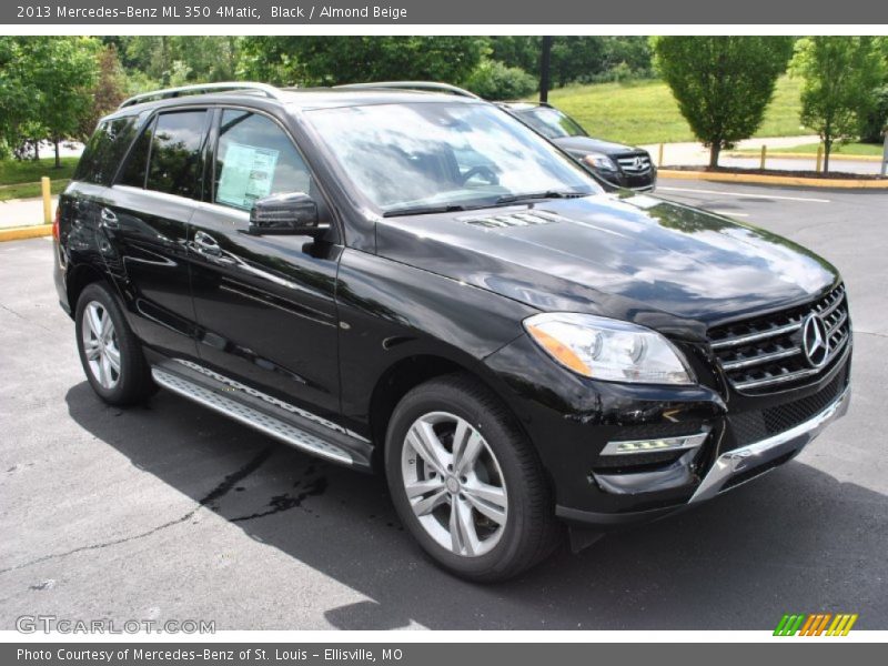 Black / Almond Beige 2013 Mercedes-Benz ML 350 4Matic