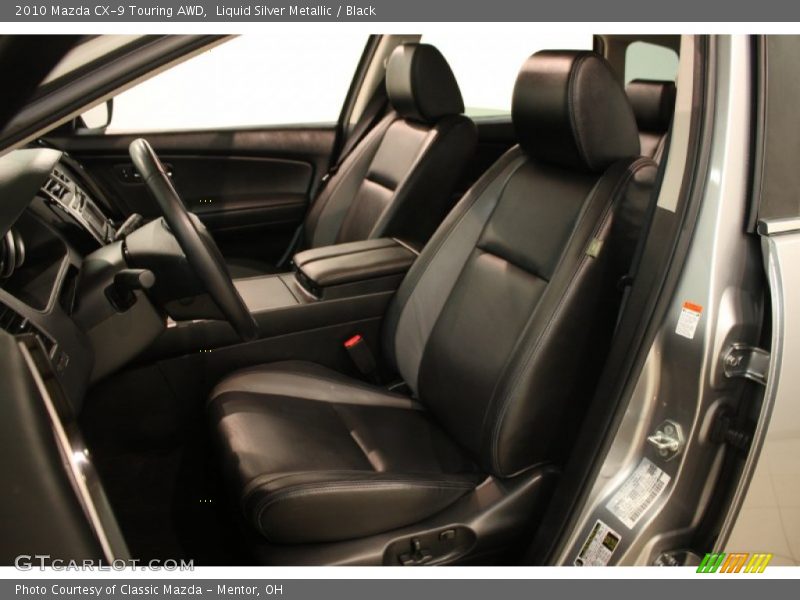 Liquid Silver Metallic / Black 2010 Mazda CX-9 Touring AWD