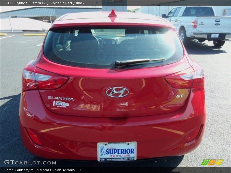 Volcanic Red / Black 2013 Hyundai Elantra GT