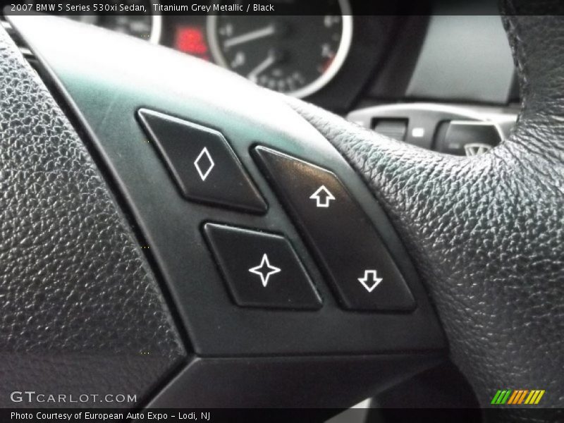 Titanium Grey Metallic / Black 2007 BMW 5 Series 530xi Sedan