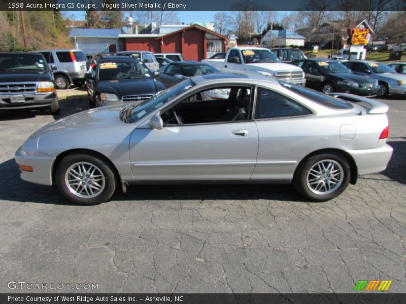 Vogue Silver Metallic / Ebony 1998 Acura Integra GS Coupe