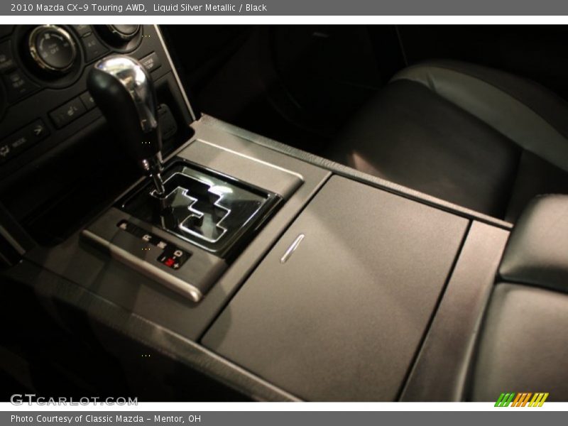 Liquid Silver Metallic / Black 2010 Mazda CX-9 Touring AWD