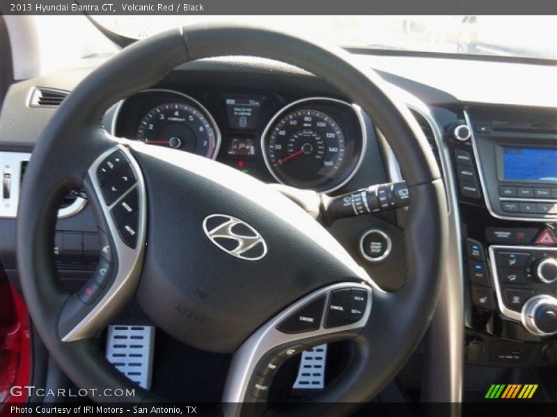 Volcanic Red / Black 2013 Hyundai Elantra GT