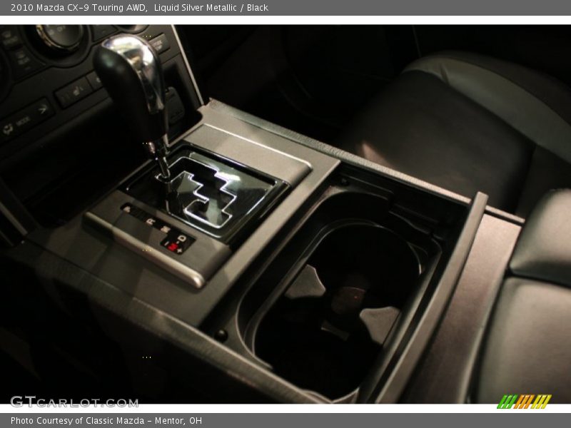 Liquid Silver Metallic / Black 2010 Mazda CX-9 Touring AWD