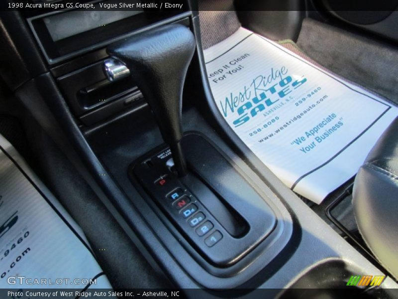 Vogue Silver Metallic / Ebony 1998 Acura Integra GS Coupe