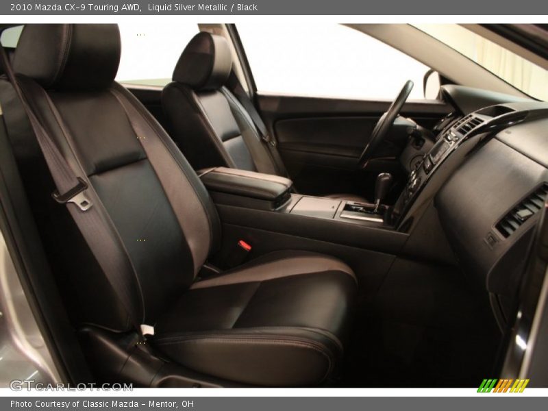 Liquid Silver Metallic / Black 2010 Mazda CX-9 Touring AWD