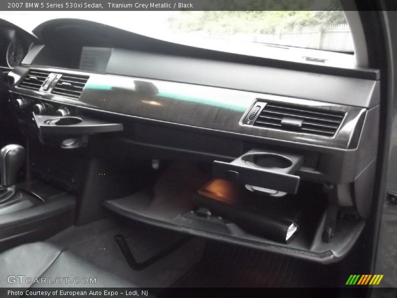 Titanium Grey Metallic / Black 2007 BMW 5 Series 530xi Sedan