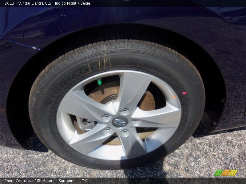 Indigo Night / Beige 2013 Hyundai Elantra GLS