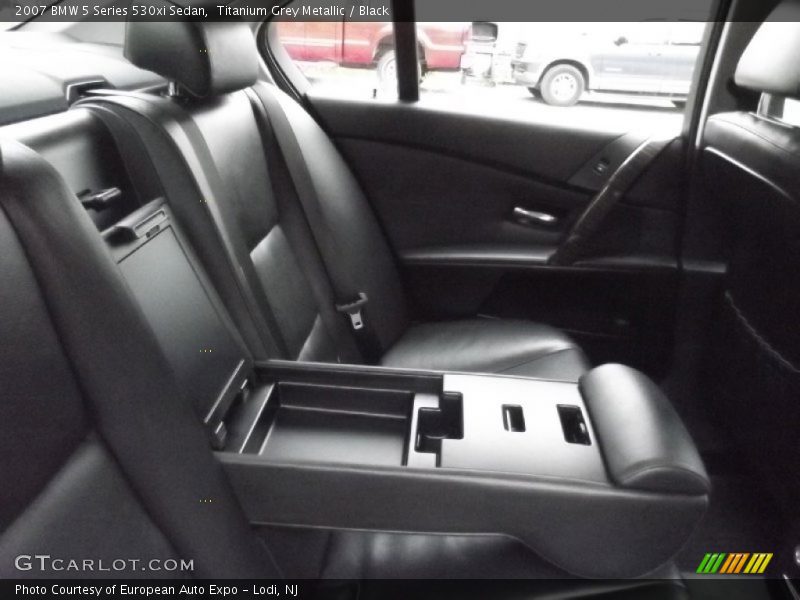 Titanium Grey Metallic / Black 2007 BMW 5 Series 530xi Sedan