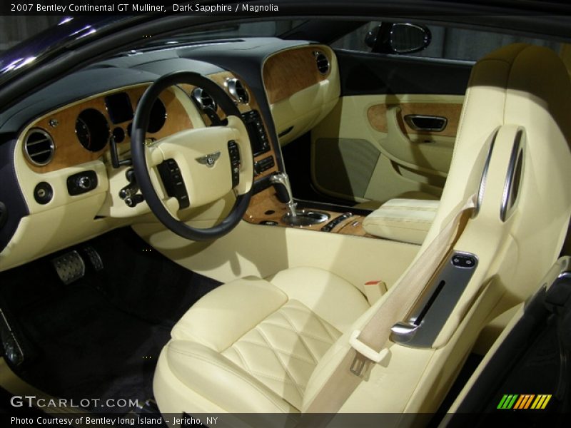 Dark Sapphire / Magnolia 2007 Bentley Continental GT Mulliner