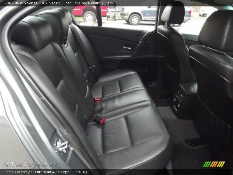 Titanium Grey Metallic / Black 2007 BMW 5 Series 530xi Sedan