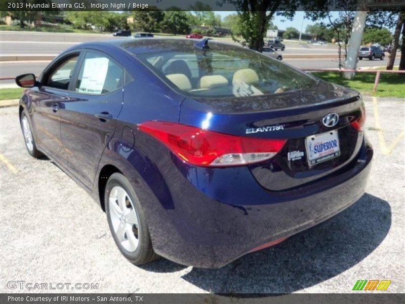 Indigo Night / Beige 2013 Hyundai Elantra GLS