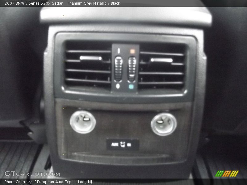 Titanium Grey Metallic / Black 2007 BMW 5 Series 530xi Sedan