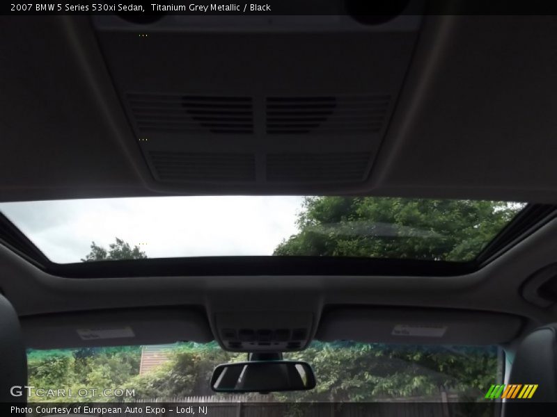 Titanium Grey Metallic / Black 2007 BMW 5 Series 530xi Sedan