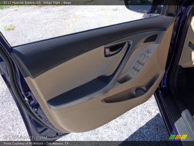 Indigo Night / Beige 2013 Hyundai Elantra GLS