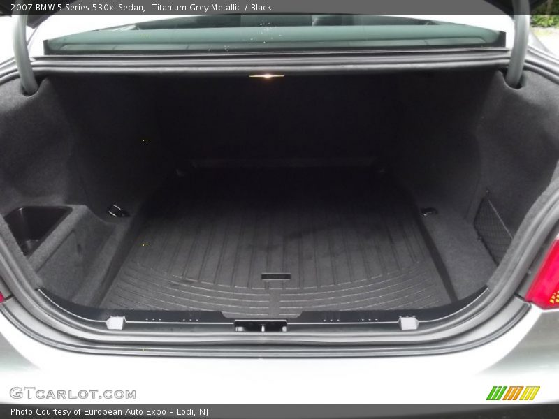 Titanium Grey Metallic / Black 2007 BMW 5 Series 530xi Sedan