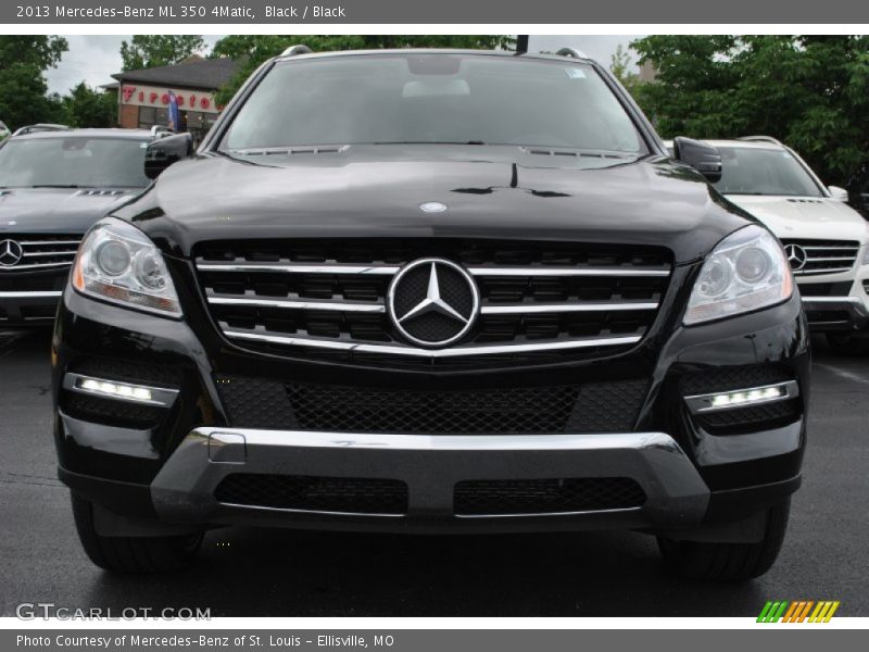 Black / Black 2013 Mercedes-Benz ML 350 4Matic