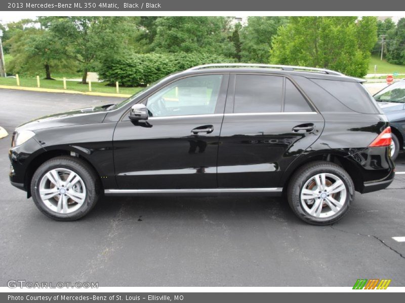 Black / Black 2013 Mercedes-Benz ML 350 4Matic