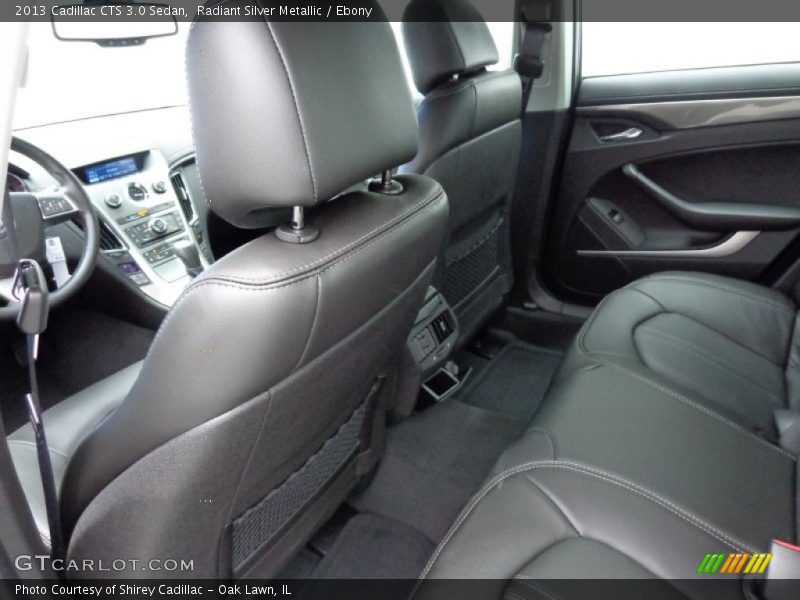 Radiant Silver Metallic / Ebony 2013 Cadillac CTS 3.0 Sedan