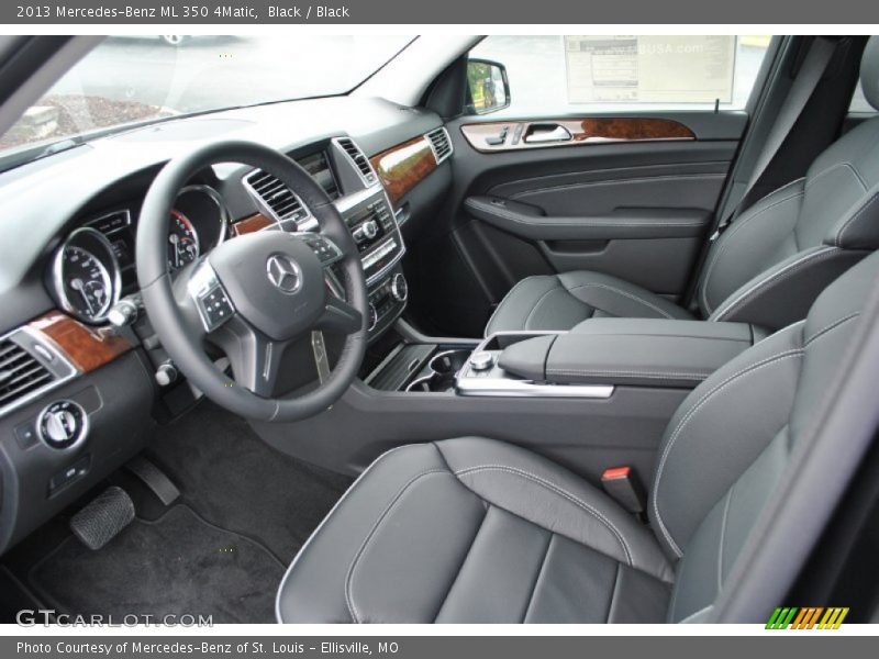 Black / Black 2013 Mercedes-Benz ML 350 4Matic