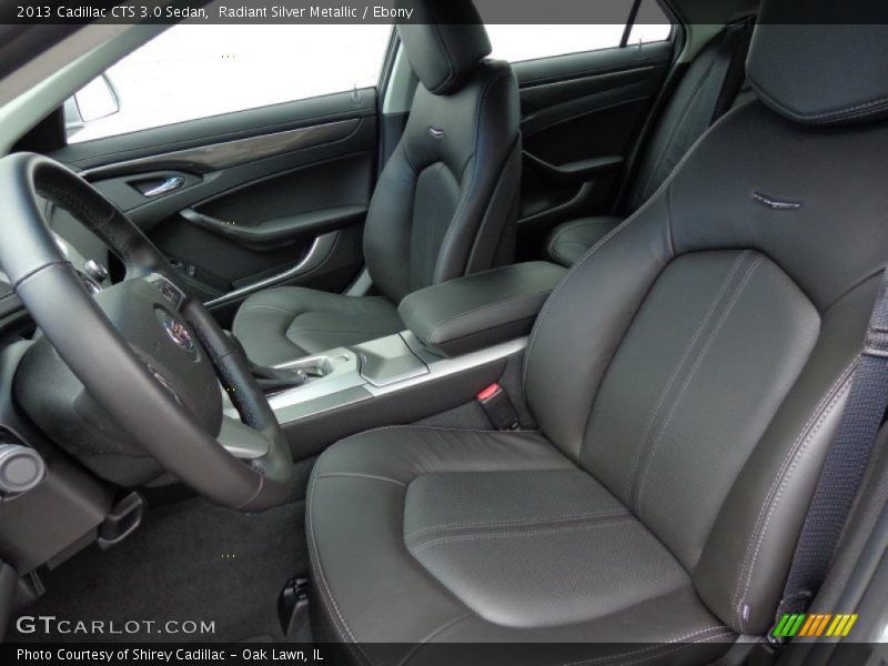 Radiant Silver Metallic / Ebony 2013 Cadillac CTS 3.0 Sedan