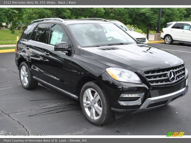 Black / Black 2013 Mercedes-Benz ML 350 4Matic