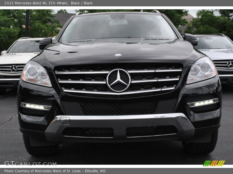 Black / Black 2013 Mercedes-Benz ML 350 4Matic