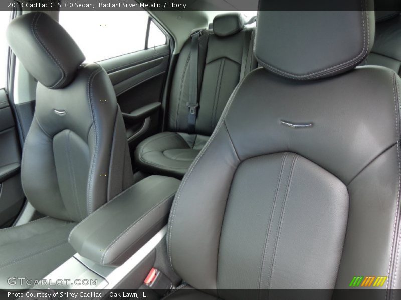 Radiant Silver Metallic / Ebony 2013 Cadillac CTS 3.0 Sedan