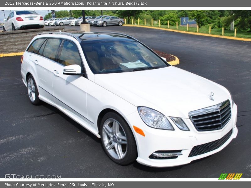 Front 3/4 View of 2013 E 350 4Matic Wagon