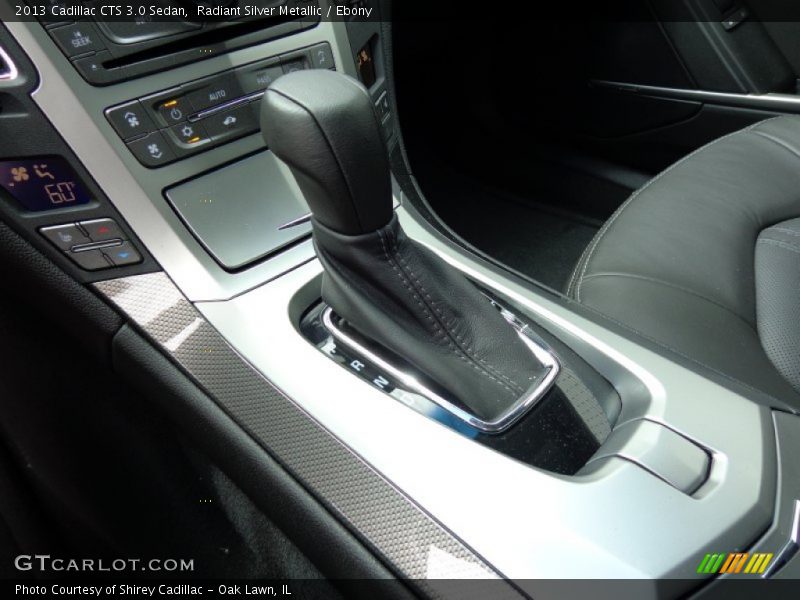 Radiant Silver Metallic / Ebony 2013 Cadillac CTS 3.0 Sedan