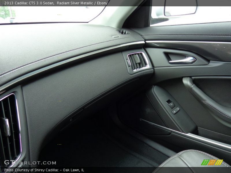 Radiant Silver Metallic / Ebony 2013 Cadillac CTS 3.0 Sedan