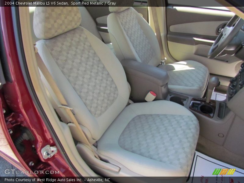 Sport Red Metallic / Gray 2004 Chevrolet Malibu LS V6 Sedan