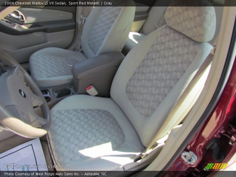 Sport Red Metallic / Gray 2004 Chevrolet Malibu LS V6 Sedan
