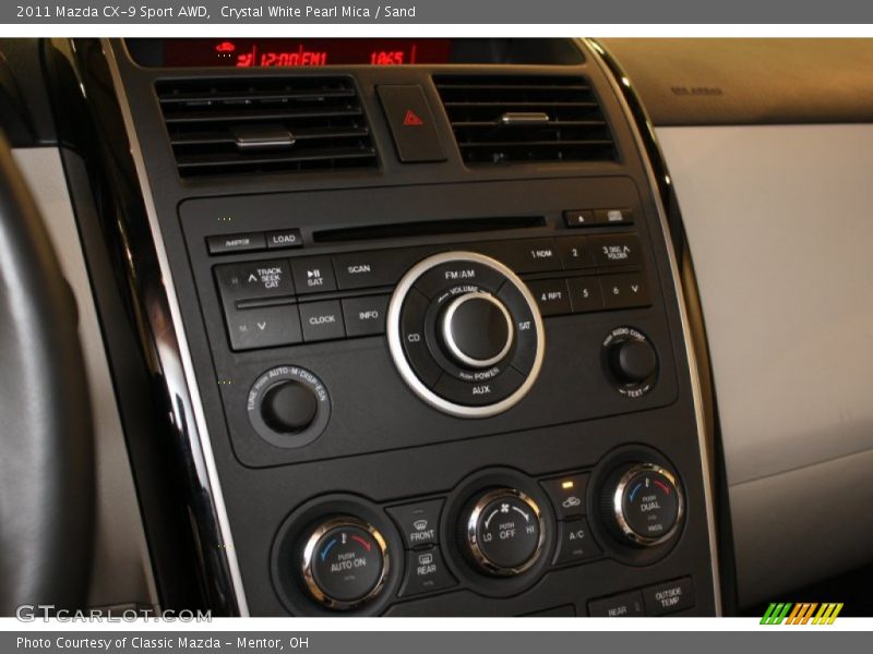 Controls of 2011 CX-9 Sport AWD