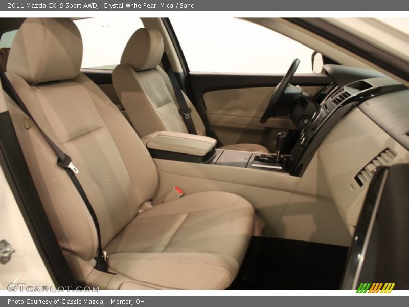Front Seat of 2011 CX-9 Sport AWD