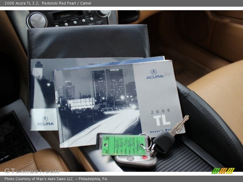 Redondo Red Pearl / Camel 2006 Acura TL 3.2
