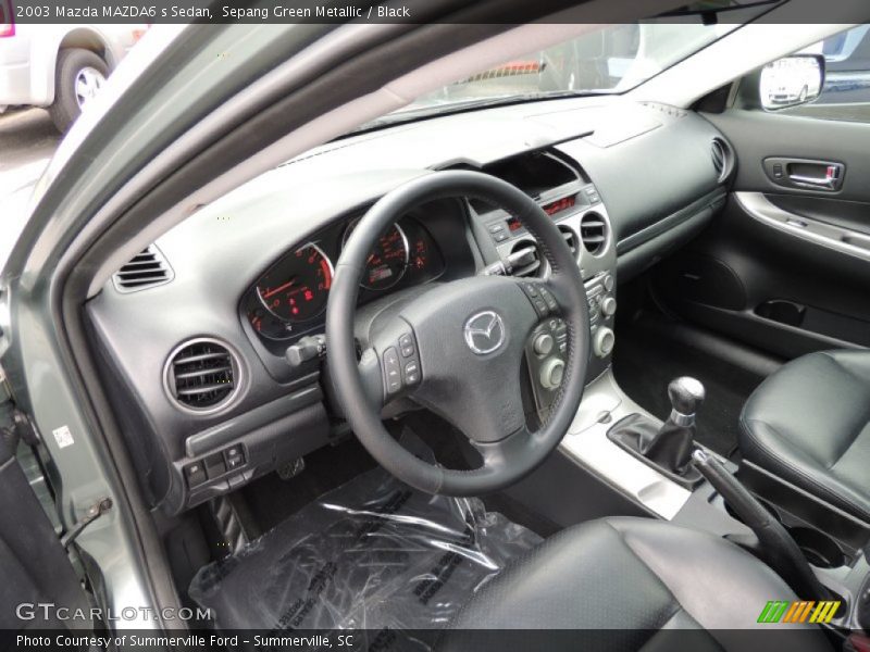 Sepang Green Metallic / Black 2003 Mazda MAZDA6 s Sedan